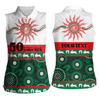 Rabbitohs NAIDOC Week Personalised Women Sleeveless Polo Shirt Aboriginal Torres Strait Islanders Vibe