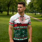 Rabbitohs NAIDOC Week Personalised Zipper Polo Shirt Aboriginal Torres Strait Islanders Vibe