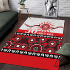 Dragons NAIDOC Week Area Rug Aboriginal Torres Strait Islanders Vibe