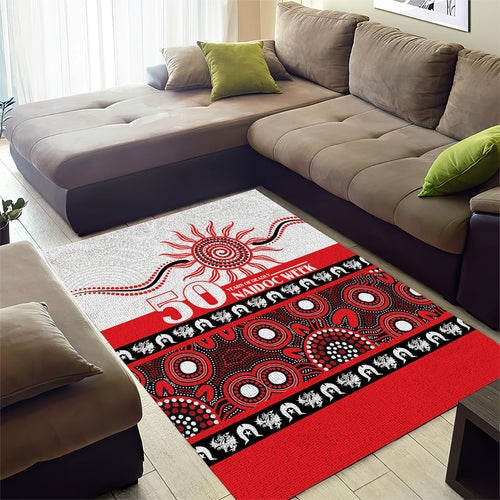 Dragons NAIDOC Week Area Rug Aboriginal Torres Strait Islanders Vibe