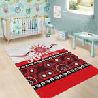 Dragons NAIDOC Week Area Rug Aboriginal Torres Strait Islanders Vibe
