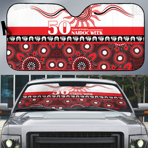 Dragons NAIDOC Week Auto Sun Shade Aboriginal Torres Strait Islanders Vibe