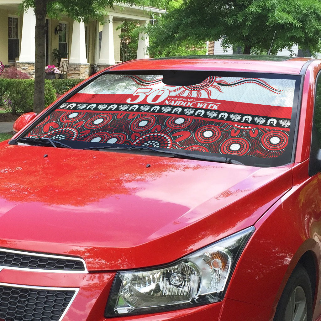 Dragons NAIDOC Week Auto Sun Shade Aboriginal Torres Strait Islanders Vibe