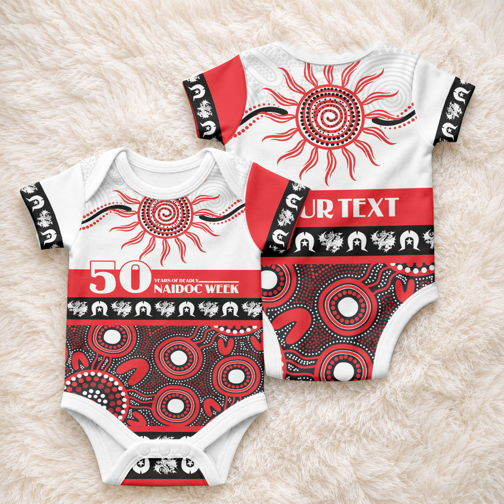 Dragons NAIDOC Week Personalised Baby Onesie Aboriginal Torres Strait Islanders Vibe