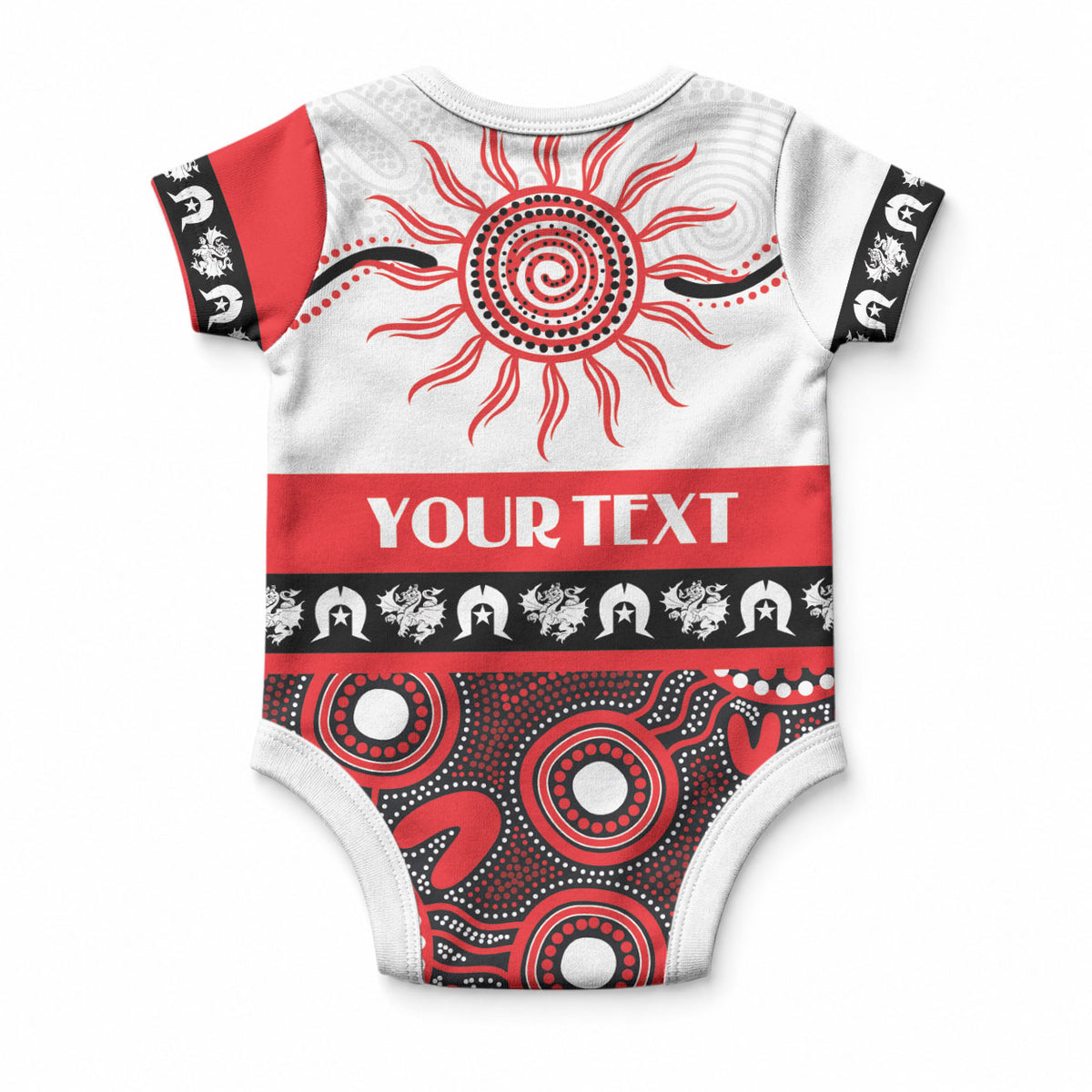 Dragons NAIDOC Week Personalised Baby Onesie Aboriginal Torres Strait Islanders Vibe