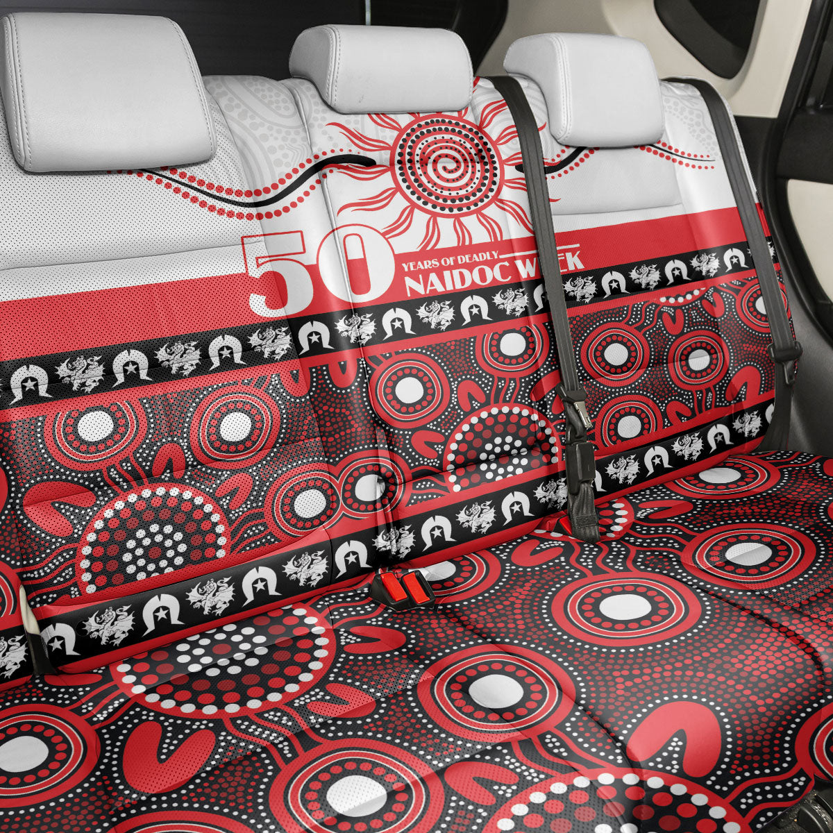 Dragons NAIDOC Week Back Car Seat Cover Aboriginal Torres Strait Islanders Vibe