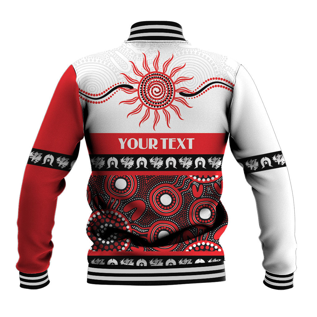 Dragons NAIDOC Week Personalised Baseball Jacket Aboriginal Torres Strait Islanders Vibe