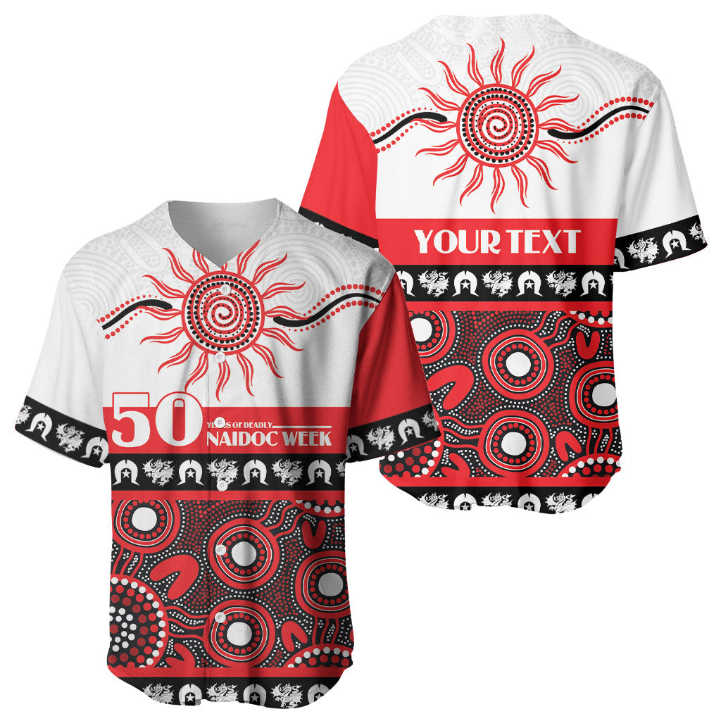 Dragons NAIDOC Week Personalised Baseball Jersey Aboriginal Torres Strait Islanders Vibe