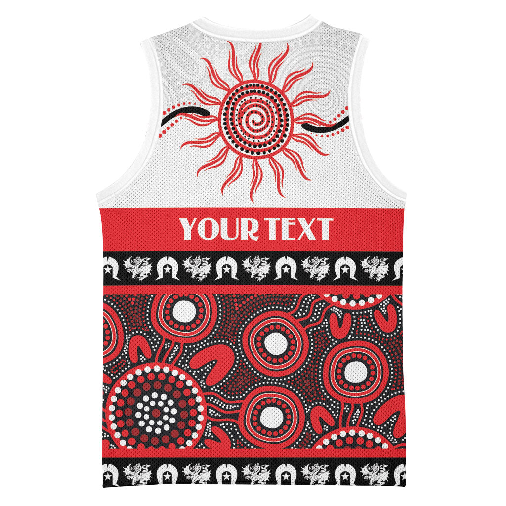 Dragons NAIDOC Week Personalised Basketball Jersey Aboriginal Torres Strait Islanders Vibe