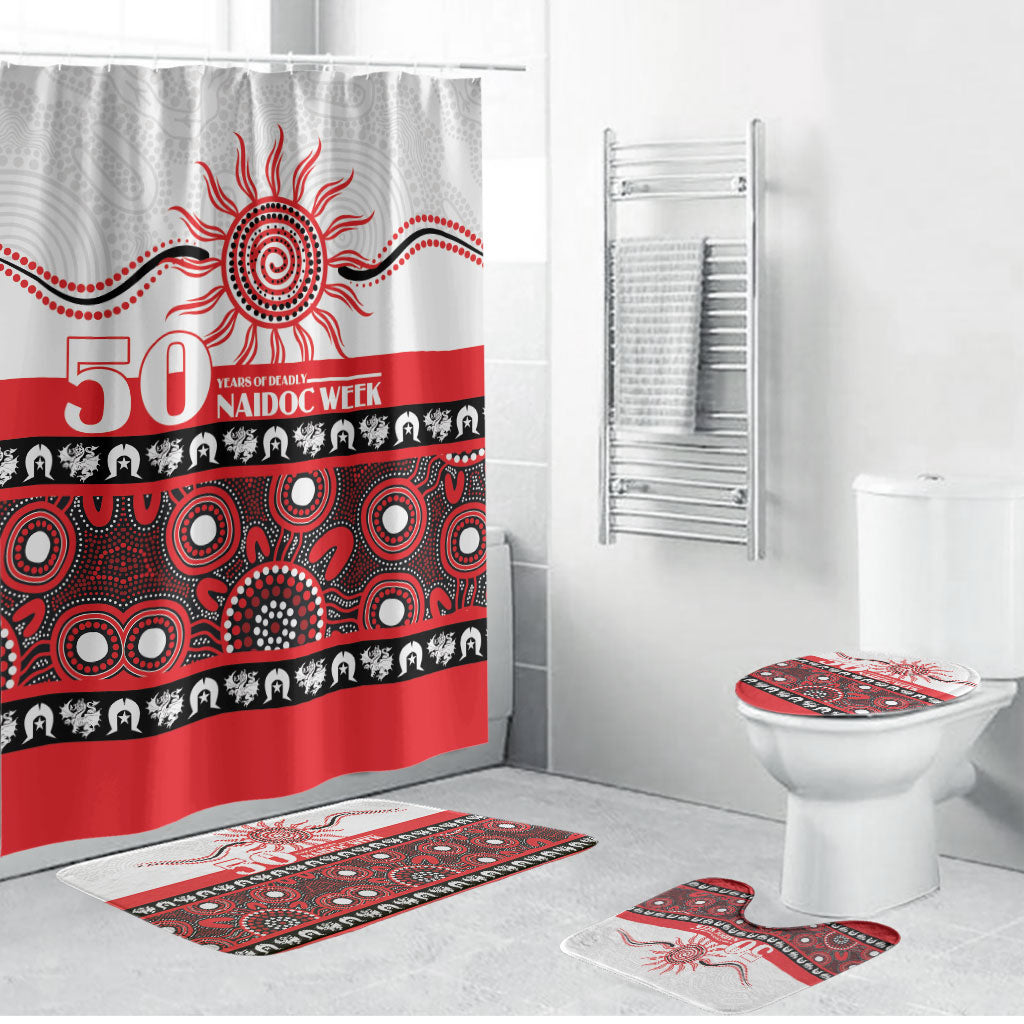 Dragons NAIDOC Week Bathroom Set Aboriginal Torres Strait Islanders Vibe