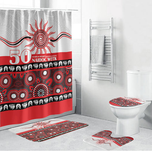Dragons NAIDOC Week Bathroom Set Aboriginal Torres Strait Islanders Vibe