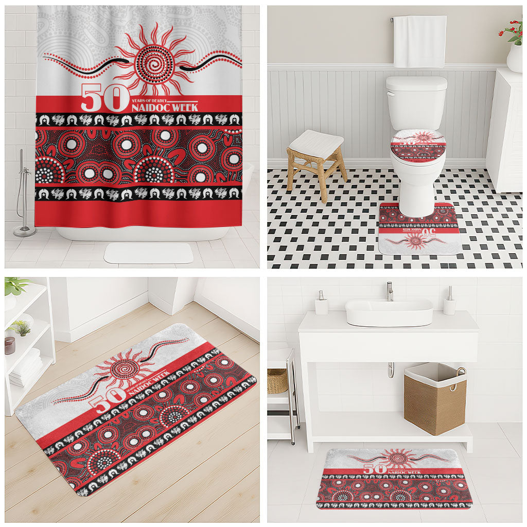 Dragons NAIDOC Week Bathroom Set Aboriginal Torres Strait Islanders Vibe
