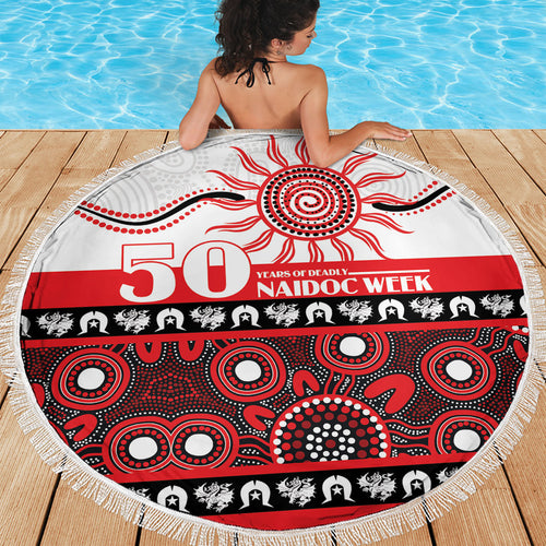Dragons NAIDOC Week Beach Blanket Aboriginal Torres Strait Islanders Vibe