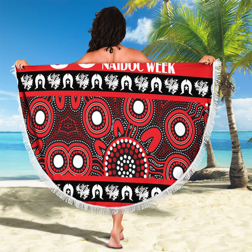 Dragons NAIDOC Week Beach Blanket Aboriginal Torres Strait Islanders Vibe