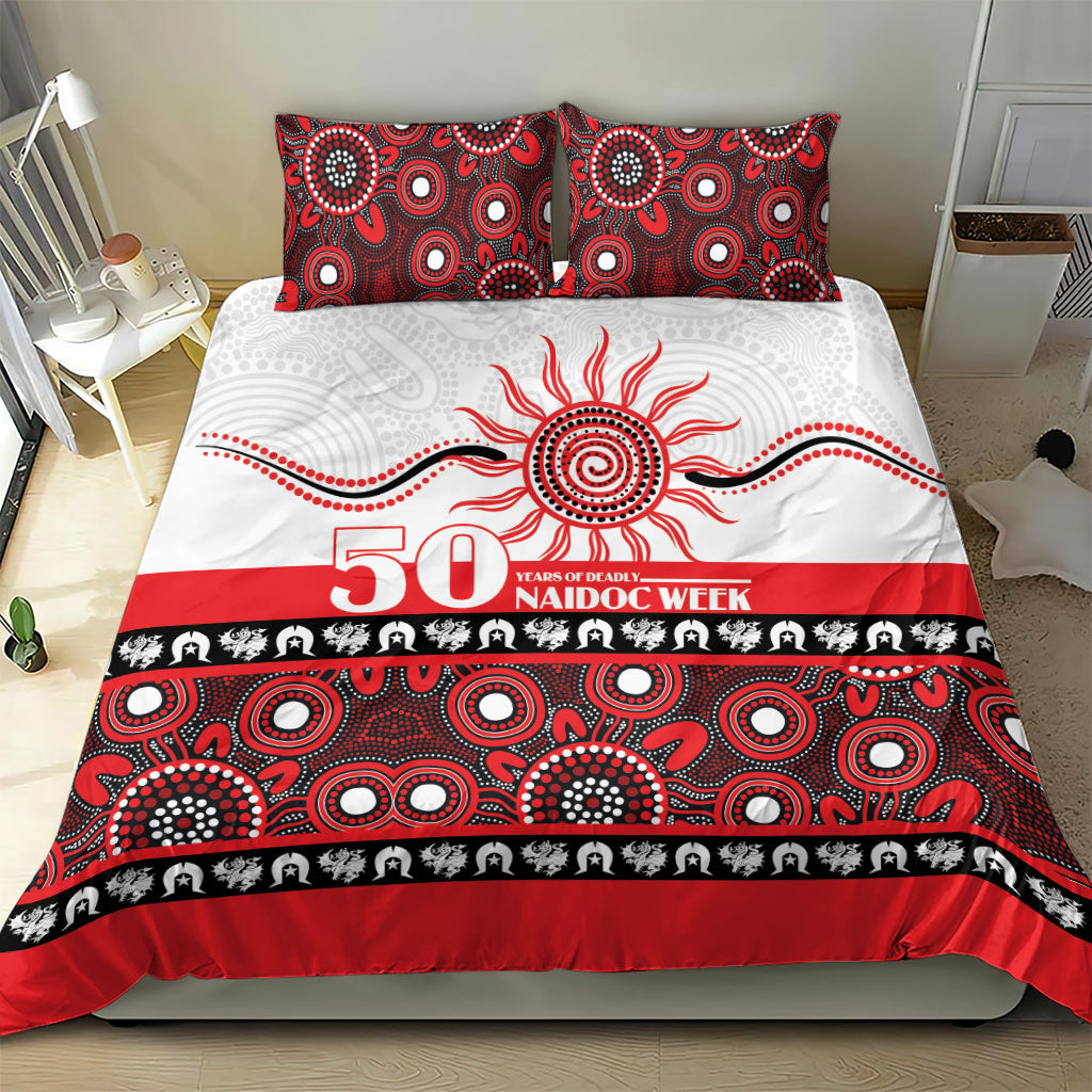 Dragons NAIDOC Week Bedding Set Aboriginal Torres Strait Islanders Vibe