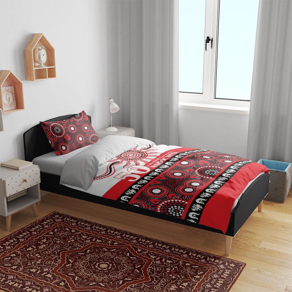 Dragons NAIDOC Week Bedding Set Aboriginal Torres Strait Islanders Vibe