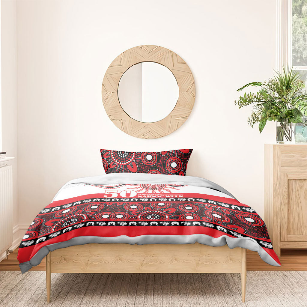 Dragons NAIDOC Week Bedding Set Aboriginal Torres Strait Islanders Vibe