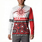 Dragons NAIDOC Week Personalised Button Sweatshirt Aboriginal Torres Strait Islanders Vibe
