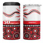 Dragons NAIDOC Week Personalised 4 in 1 Can Cooler Tumbler Aboriginal Torres Strait Islanders Vibe