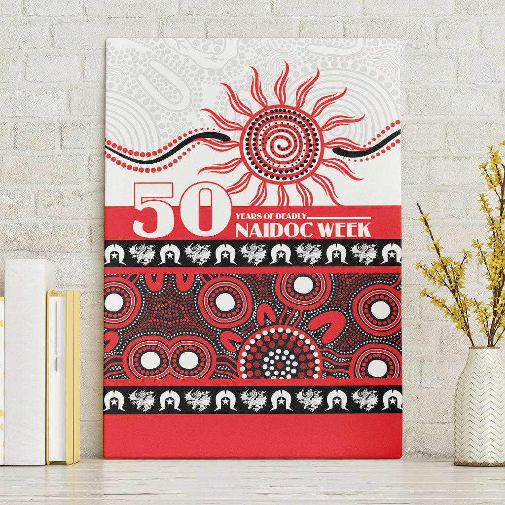 Dragons NAIDOC Week Canvas Wall Art Aboriginal Torres Strait Islanders Vibe