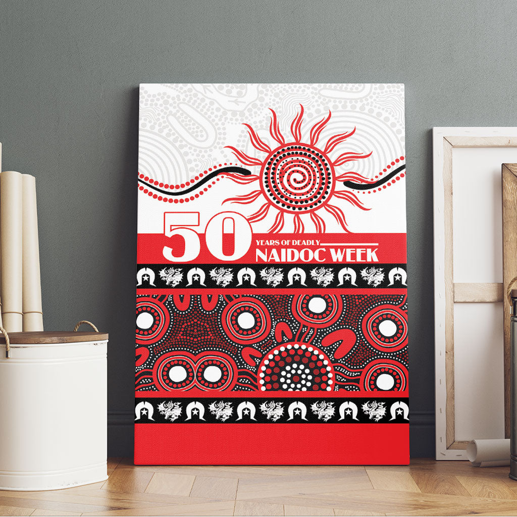 Dragons NAIDOC Week Canvas Wall Art Aboriginal Torres Strait Islanders Vibe