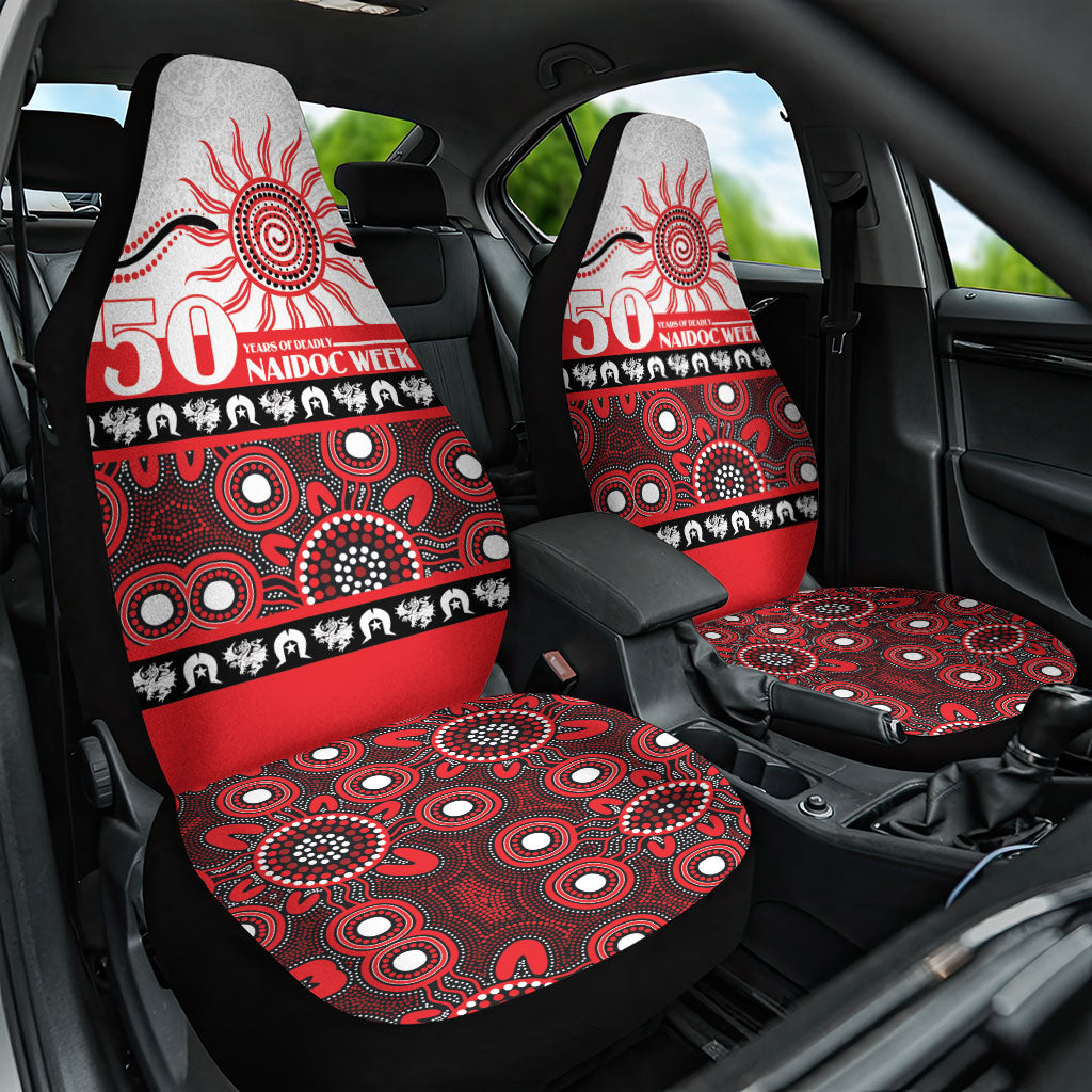 Dragons NAIDOC Week Car Seat Cover Aboriginal Torres Strait Islanders Vibe