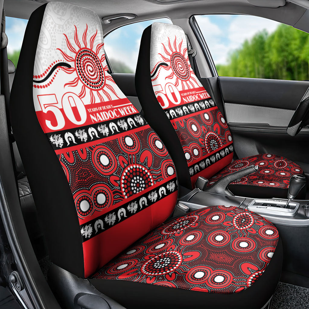 Dragons NAIDOC Week Car Seat Cover Aboriginal Torres Strait Islanders Vibe