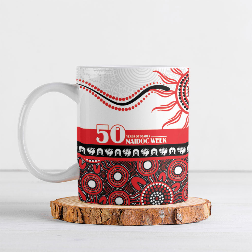 Dragons NAIDOC Week Personalised Ceramic Mug Aboriginal Torres Strait Islanders Vibe