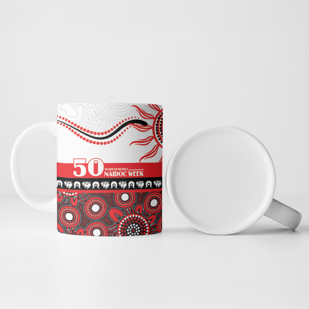 Dragons NAIDOC Week Personalised Ceramic Mug Aboriginal Torres Strait Islanders Vibe