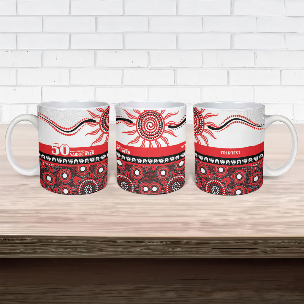 Dragons NAIDOC Week Personalised Ceramic Mug Aboriginal Torres Strait Islanders Vibe