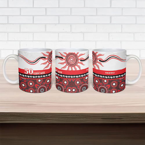 Dragons NAIDOC Week Personalised Ceramic Mug Aboriginal Torres Strait Islanders Vibe