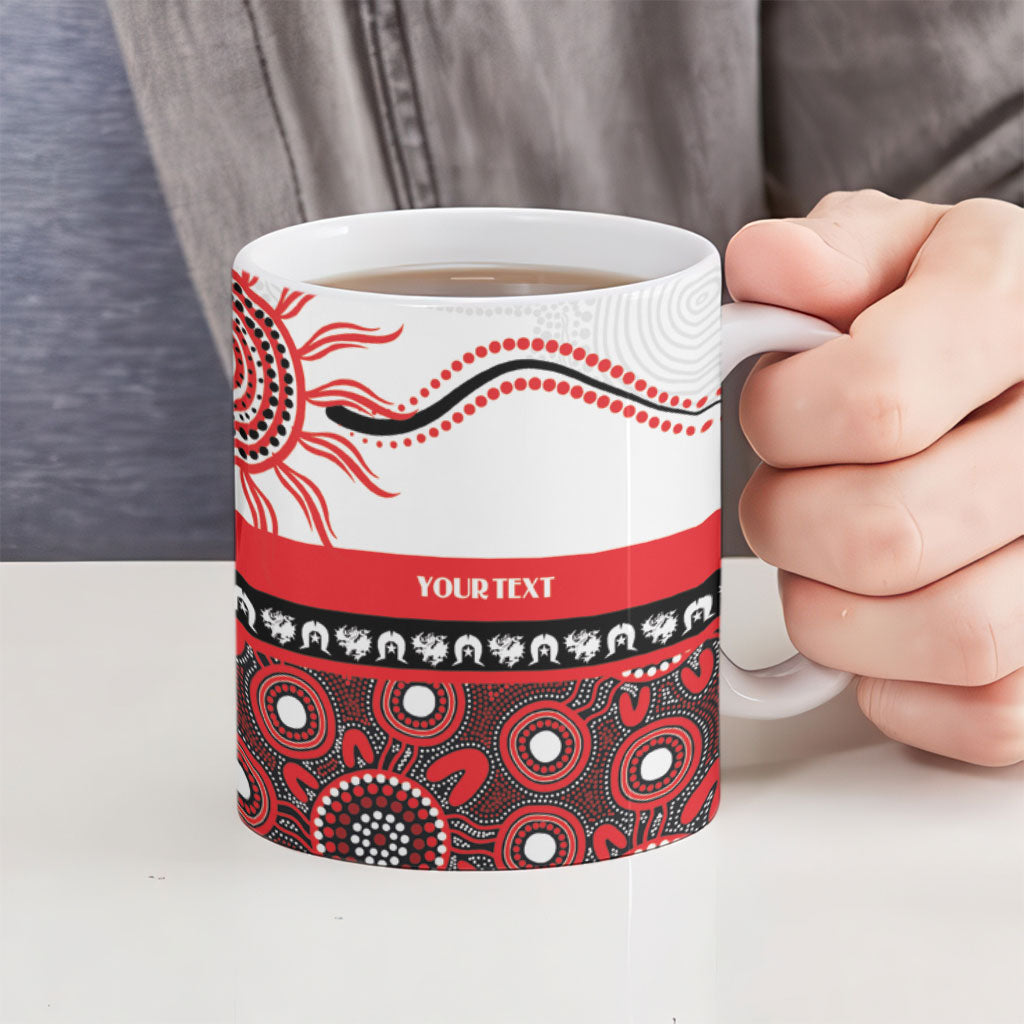 Dragons NAIDOC Week Personalised Ceramic Mug Aboriginal Torres Strait Islanders Vibe