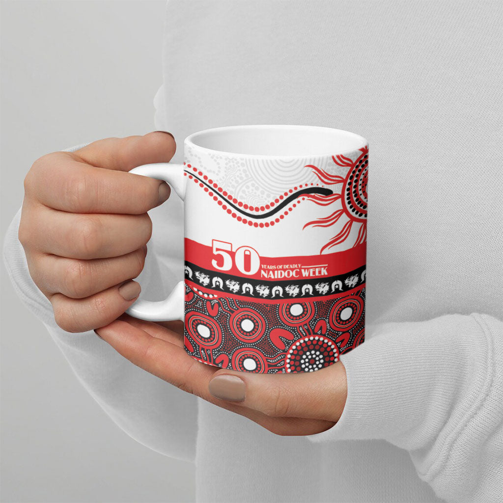 Dragons NAIDOC Week Personalised Ceramic Mug Aboriginal Torres Strait Islanders Vibe
