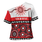 Dragons NAIDOC Week Personalised Cross Shoulder Shirt Aboriginal Torres Strait Islanders Vibe