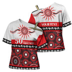 Dragons NAIDOC Week Personalised Cross Shoulder Shirt Aboriginal Torres Strait Islanders Vibe