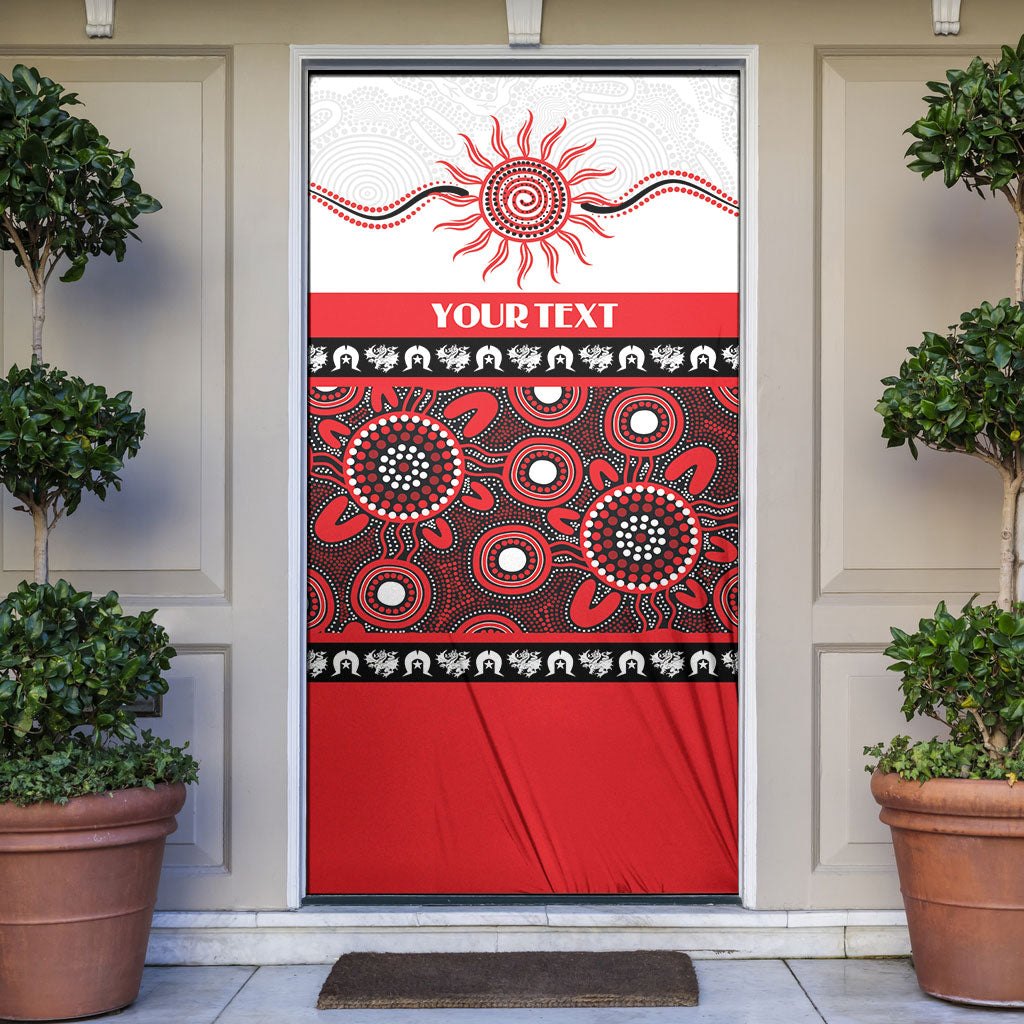 Dragons NAIDOC Week Personalised Door Cover Aboriginal Torres Strait Islanders Vibe