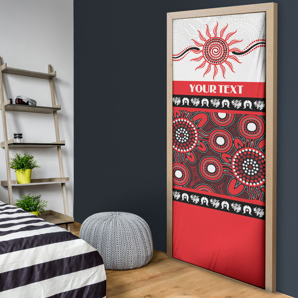 Dragons NAIDOC Week Personalised Door Cover Aboriginal Torres Strait Islanders Vibe