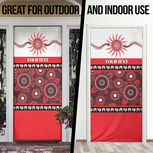 Dragons NAIDOC Week Personalised Door Cover Aboriginal Torres Strait Islanders Vibe