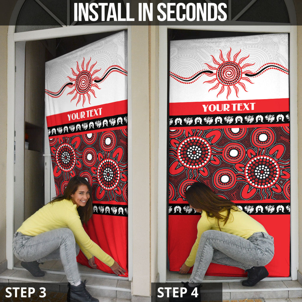 Dragons NAIDOC Week Personalised Door Cover Aboriginal Torres Strait Islanders Vibe