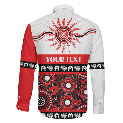 Dragons NAIDOC Week Personalised Family Matching Mermaid Dress and Hawaiian Shirt Aboriginal Torres Strait Islanders Vibe
