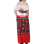 Dragons NAIDOC Week Personalised Family Matching Off Shoulder Maxi Dress and Hawaiian Shirt Aboriginal Torres Strait Islanders Vibe
