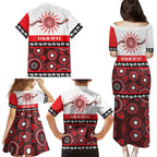 Dragons NAIDOC Week Personalised Family Matching Puletasi and Hawaiian Shirt Aboriginal Torres Strait Islanders Vibe