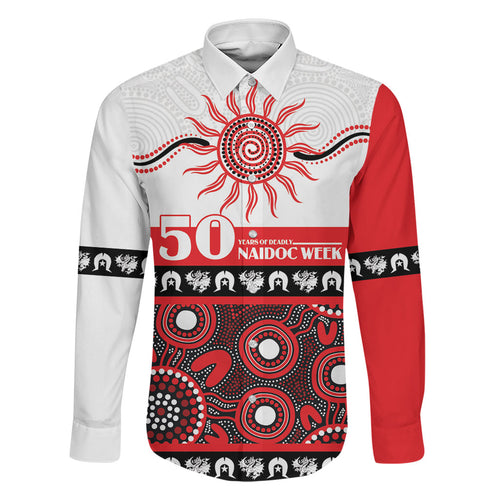 Dragons NAIDOC Week Personalised Family Matching Puletasi and Hawaiian Shirt Aboriginal Torres Strait Islanders Vibe