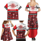 Dragons NAIDOC Week Personalised Family Matching Summer Maxi Dress and Hawaiian Shirt Aboriginal Torres Strait Islanders Vibe