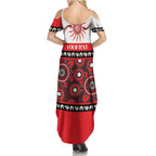 Dragons NAIDOC Week Personalised Family Matching Summer Maxi Dress and Hawaiian Shirt Aboriginal Torres Strait Islanders Vibe