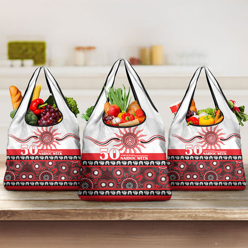 Dragons NAIDOC Week Grocery Bag Aboriginal Torres Strait Islanders Vibe