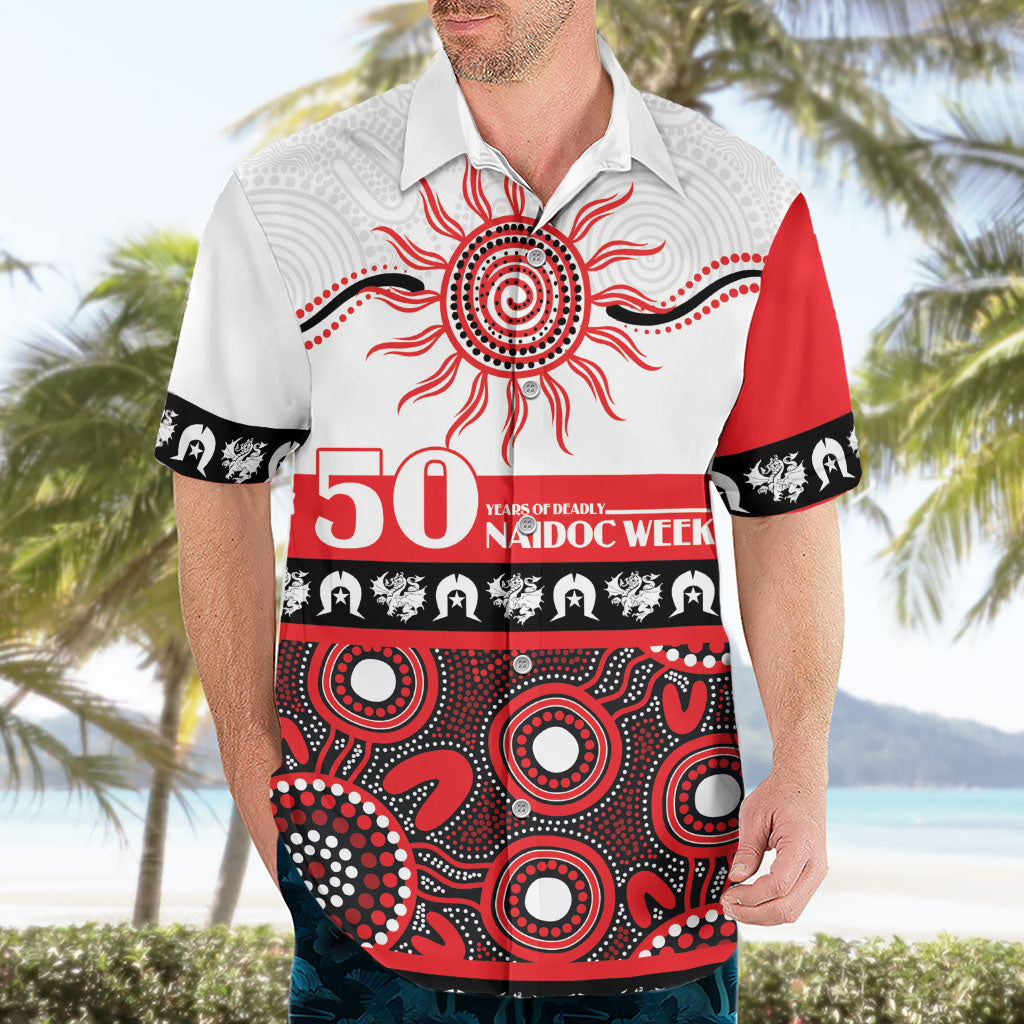 Dragons NAIDOC Week Personalised Hawaiian Shirt Aboriginal Torres Strait Islanders Vibe