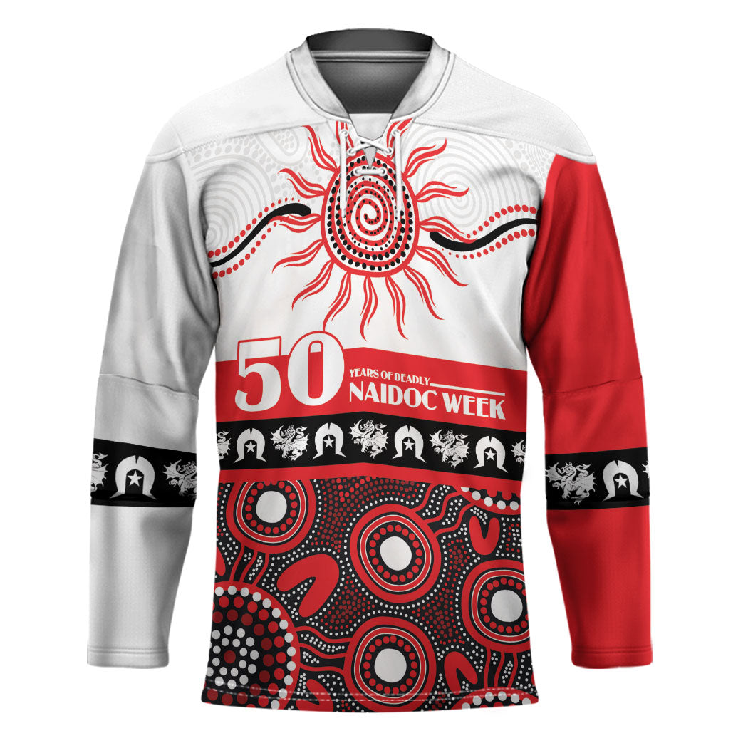 Dragons NAIDOC Week Personalised Hockey Jersey Aboriginal Torres Strait Islanders Vibe