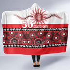 Dragons NAIDOC Week Hooded Blanket Aboriginal Torres Strait Islanders Vibe