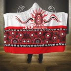 Dragons NAIDOC Week Hooded Blanket Aboriginal Torres Strait Islanders Vibe